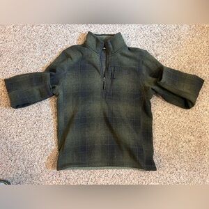 North Face Men’s Plaid Fleece Quarter Zip